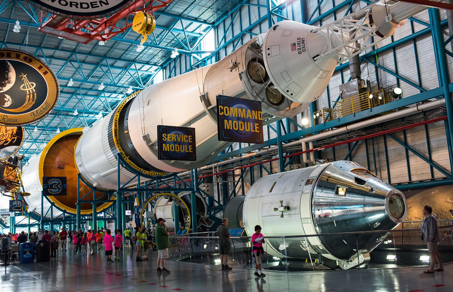 Now: Kennedy Space Center, Cape Canaveral